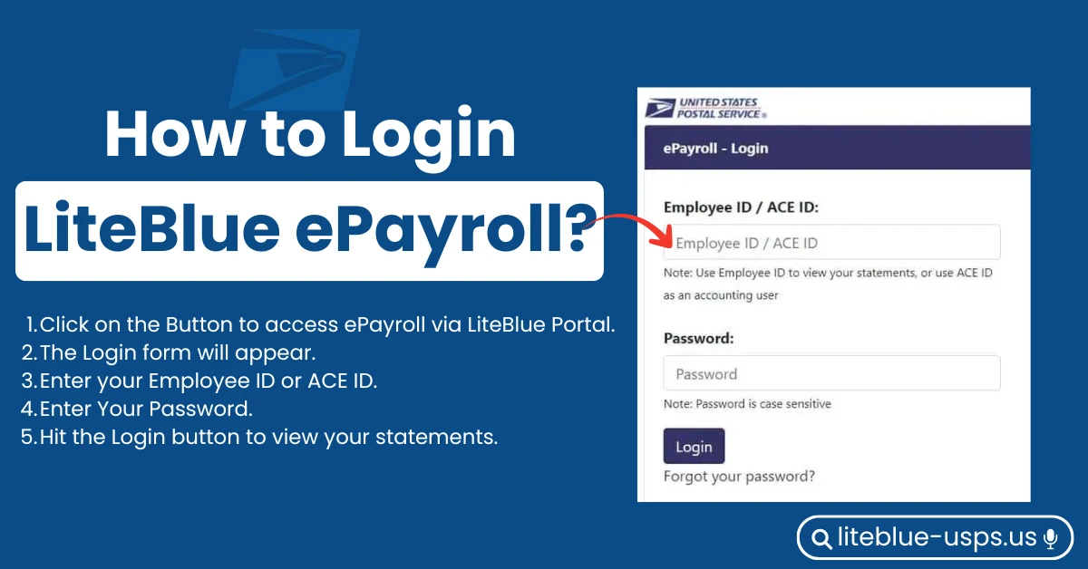 Login LiteBlue ePayroll